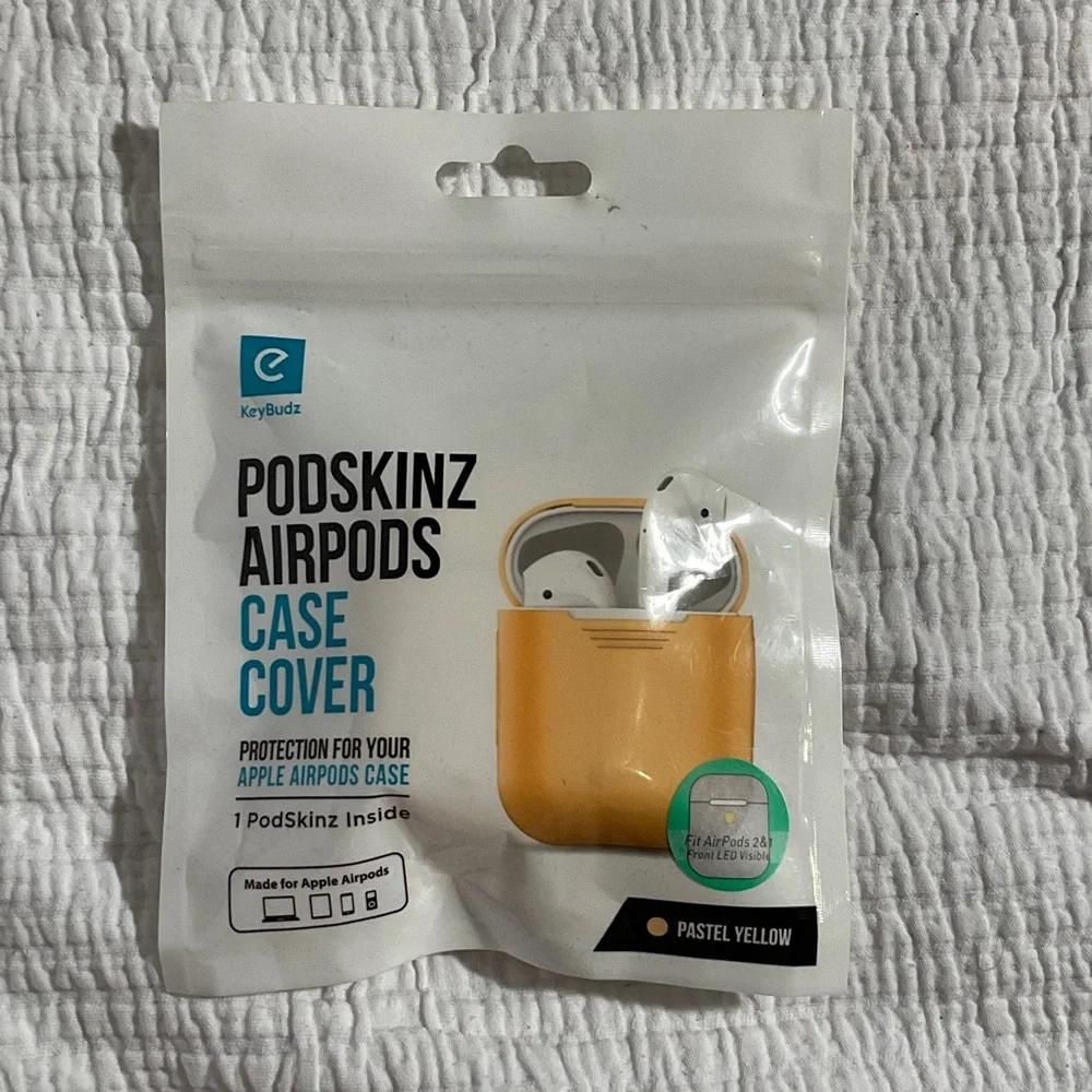 PodSkinz AirPods Case Cover - Yellow